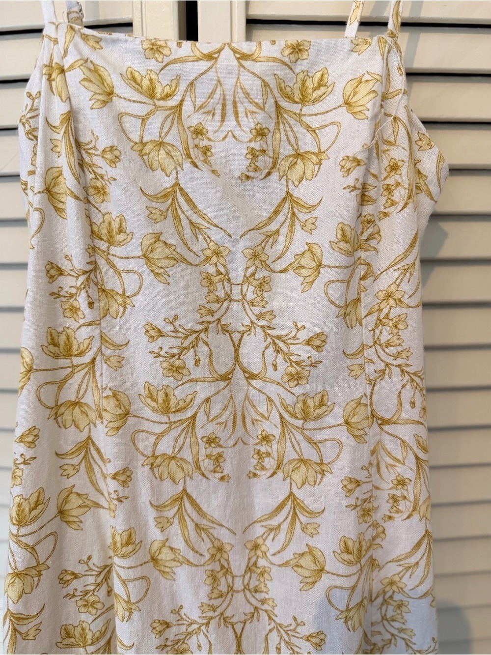 1. STATE Floral Linen Blend Midi Dress XS - Picture 7 of 9